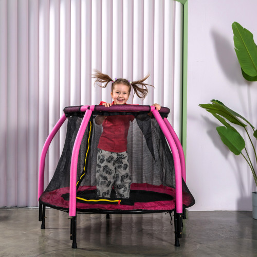 Батут DFC JUMP KIDS 48" розовый УЦЕНКА БН-139