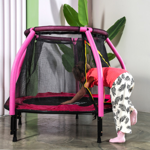 Батут DFC JUMP KIDS 48" розовый УЦЕНКА БН-139