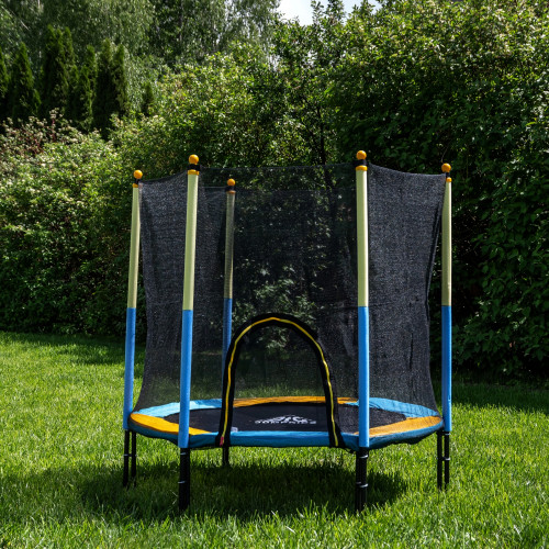 Батут DFC JUMP KIDS 60" желто-синий УЦЕНКА БН-282
