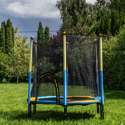 Батут DFC JUMP KIDS 60" желто-синий УЦЕНКА БН-282